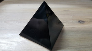 "Night Sky" Black Obsidian Pyramid